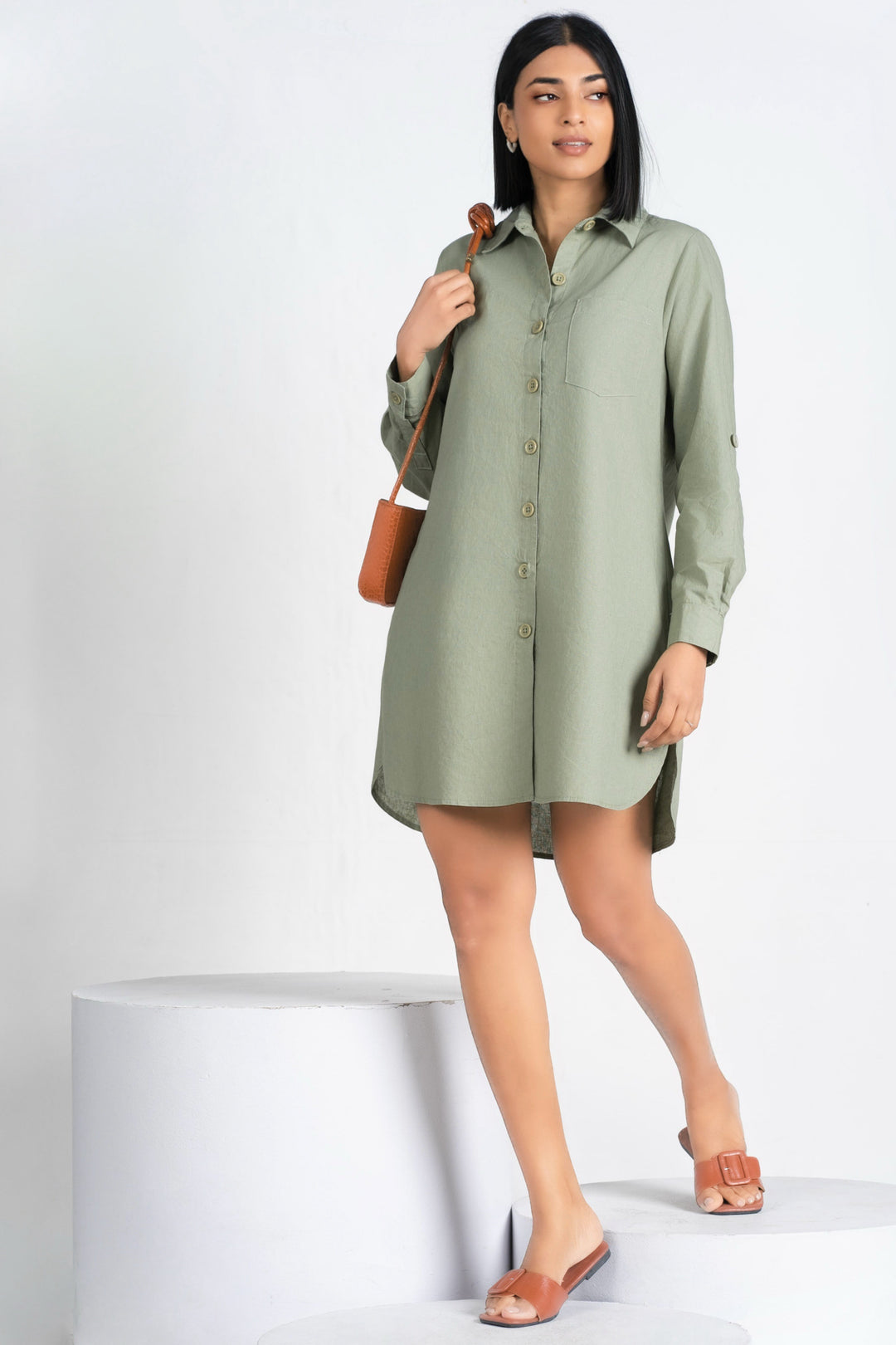 Mini Shirt Dress