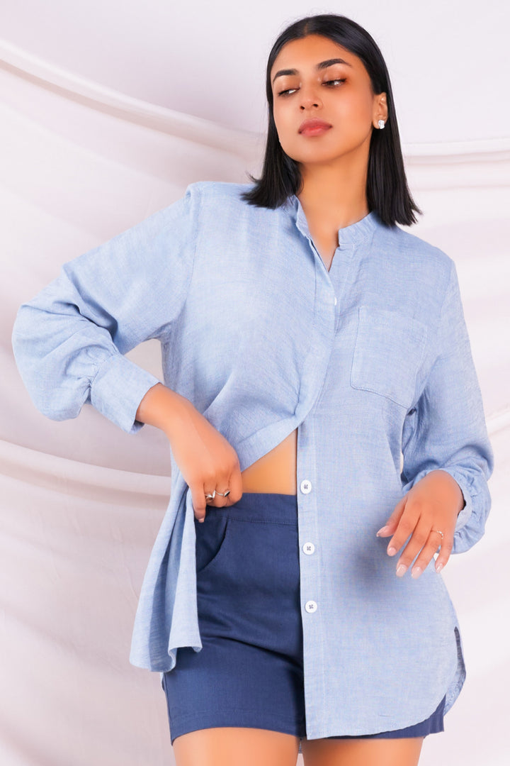 Blue Relaxed Shirt