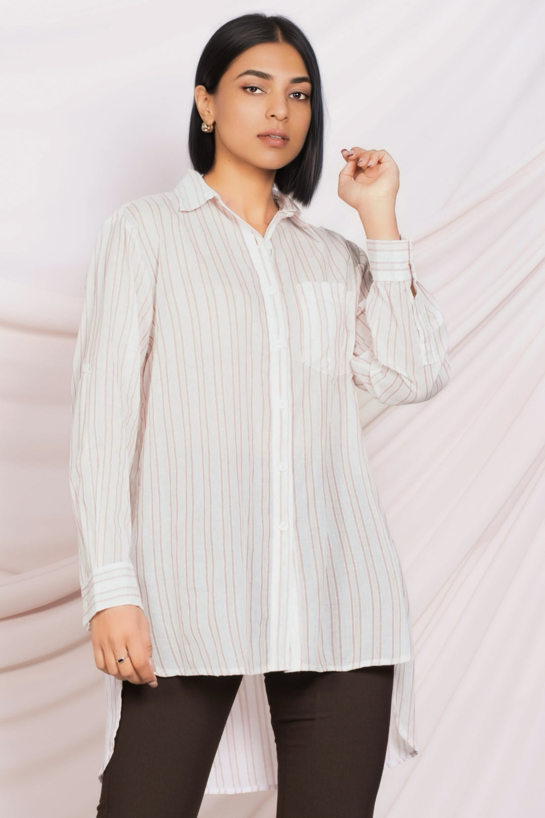 Longline Stripe Shirt