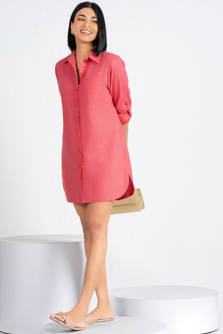 Mini Shirt Dress