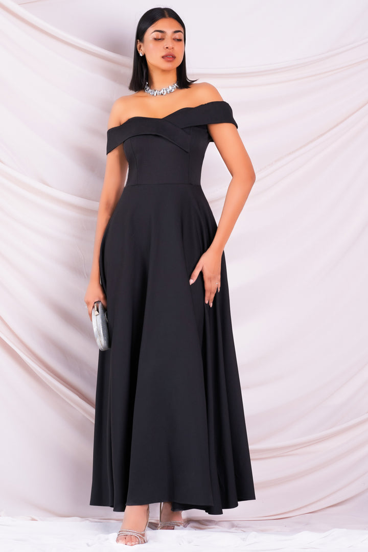 Off Shoulder Maxi Dress