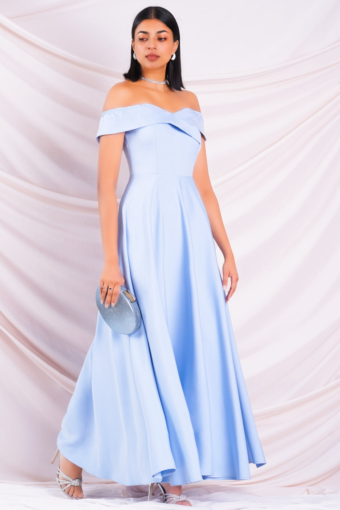 Off Shoulder Maxi Dress