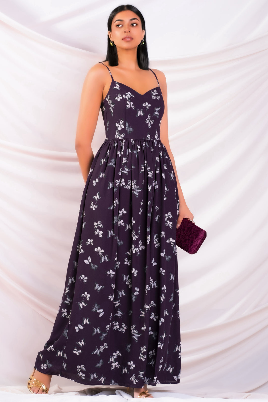 Sweetheart Aline Maxi Dress