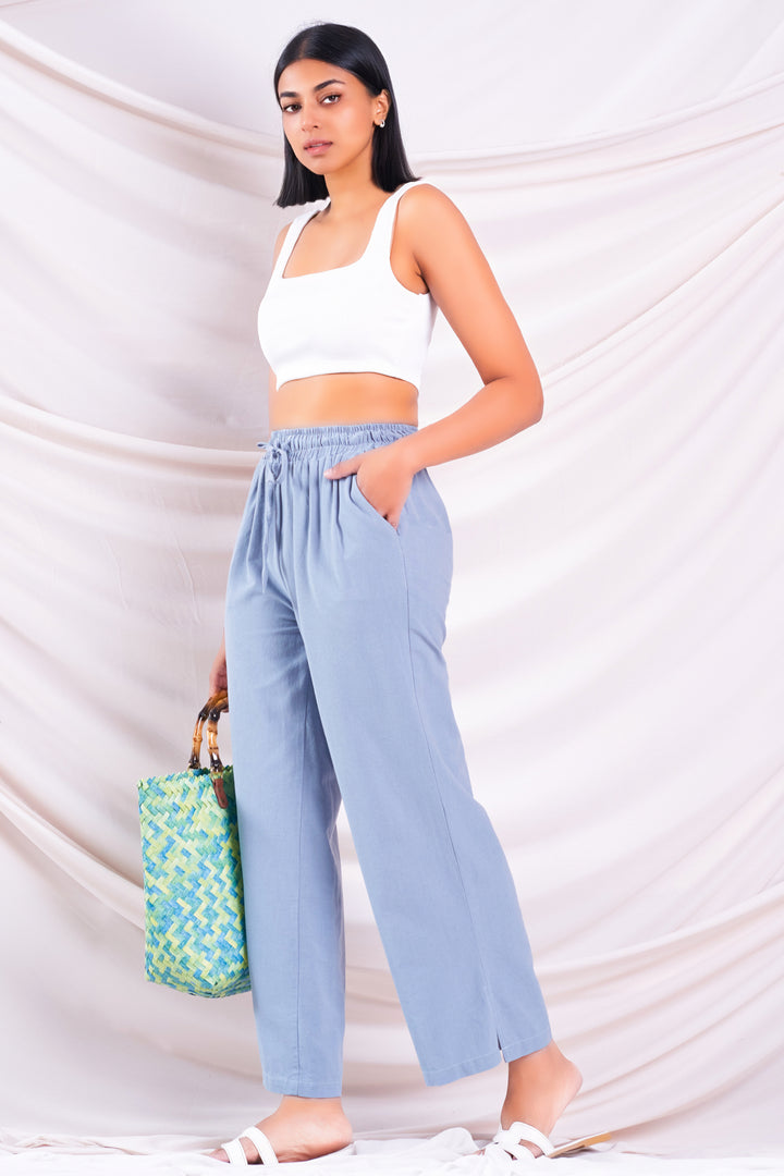 Wide Leg Linen Pant