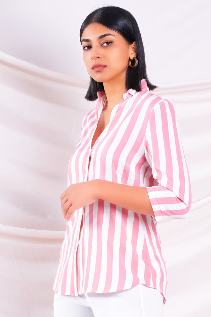 Pink Stripe Shirt