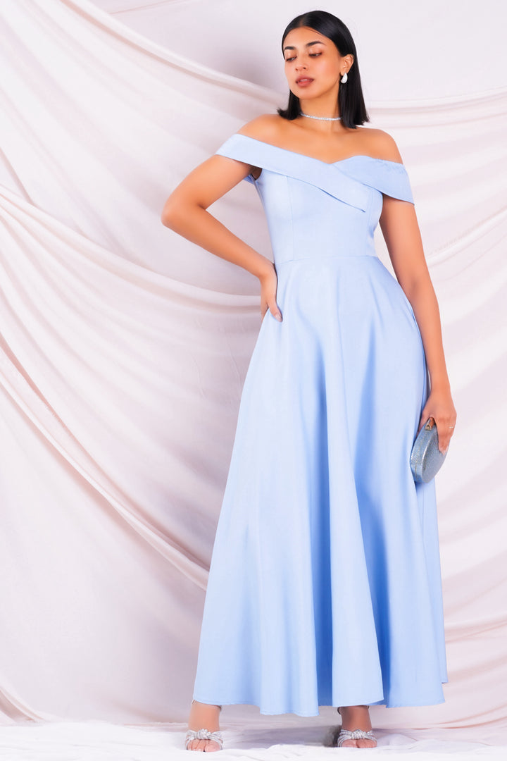 Off Shoulder Maxi Dress