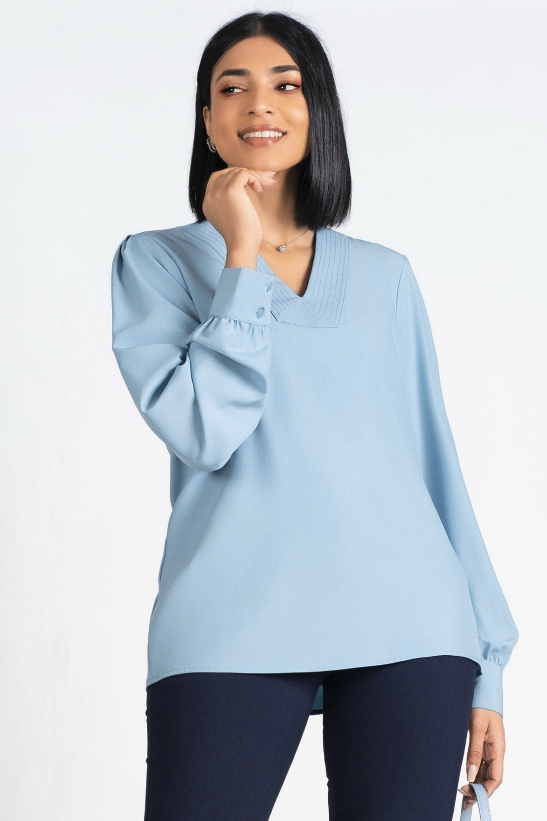 Blue Relaxed Top