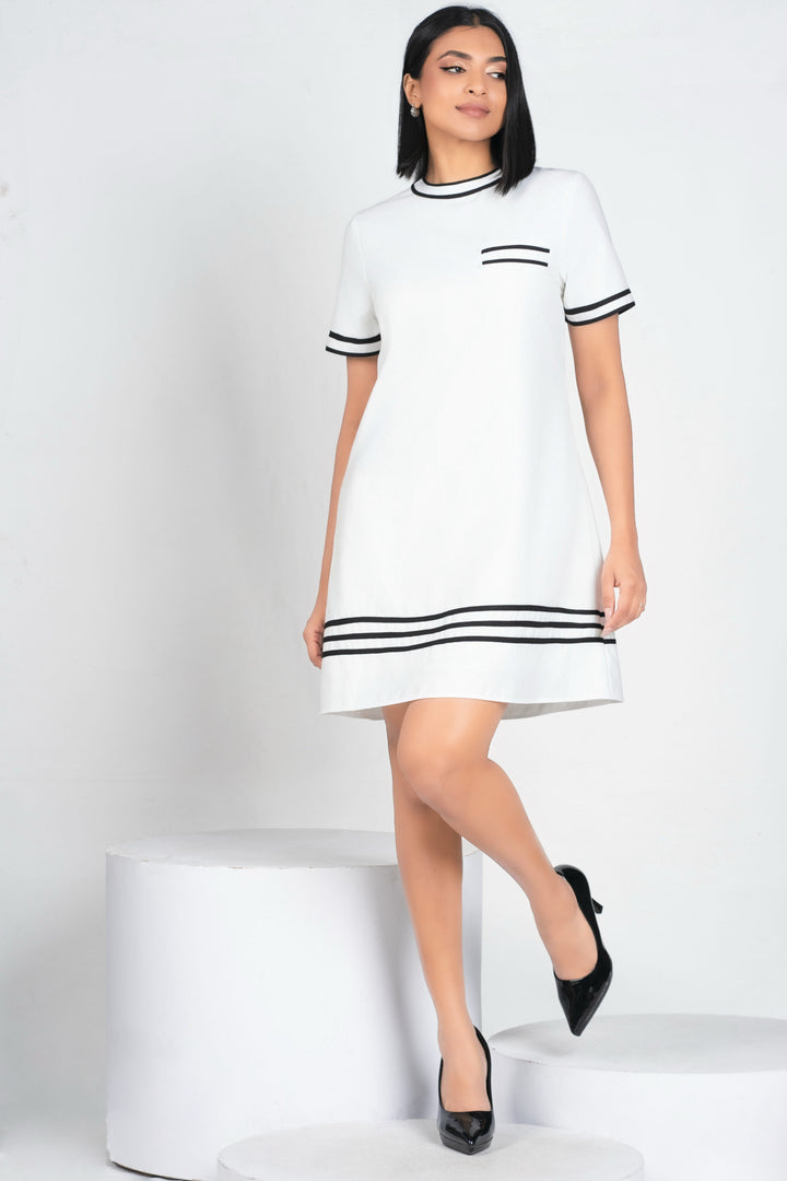 White Shift Dress