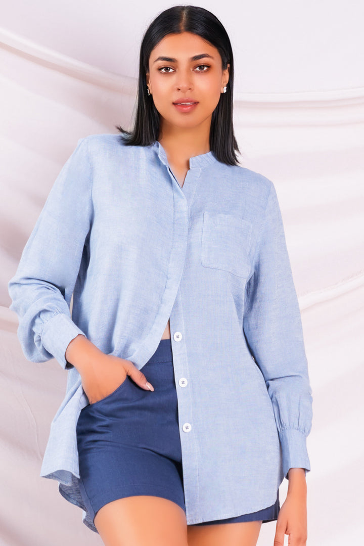 Blue Relaxed Shirt